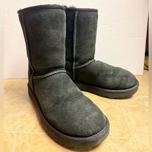 Uggs Black Boots Mid Size 6